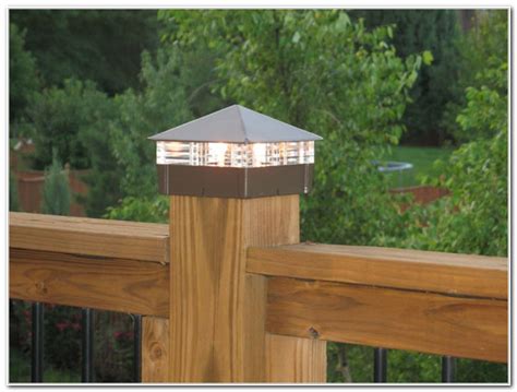 Solar Deck Post Lighting - Decks : Home Decorating Ideas #QgqD3lEkVn