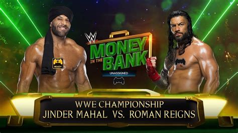 Jinder Mahal Vs Roman Reigns WWE Championship YouTube