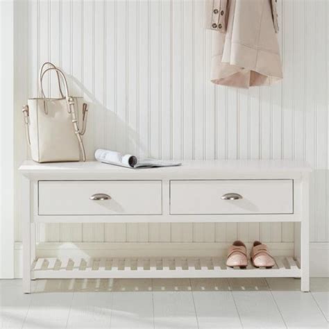 20++ White Entryway Bench With Shoe Storage - HOMYHOMEE