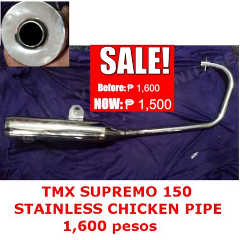 Honda Supremo Stainless Chicken Pipe Shopee Philippines