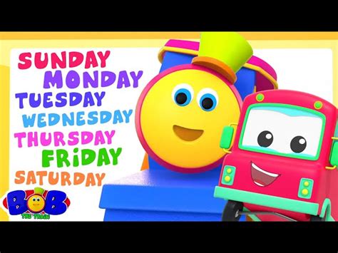 Seven Days of the Week Song & More Kids Learning Cartoon Videos - Videos For Kids