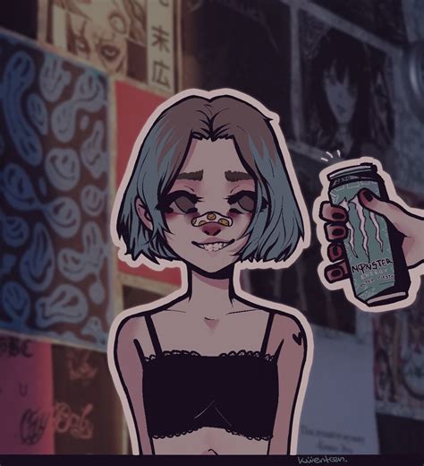 Приступ интроверта (by Kwenteen) в 2022 г | Иллюстрации лисы, Девушки ...