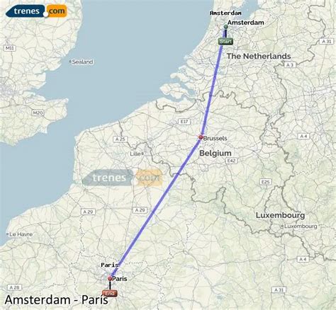 La Mejor Forma De Ir De Par S A Amsterdam En Tren Comodidad Velocidad