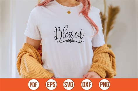 Blessed Svg Graphic by creativekhadiza124 · Creative Fabrica