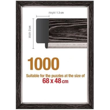 Рамка за Пъзел от 1000 части - черна - Pazeli24.eu