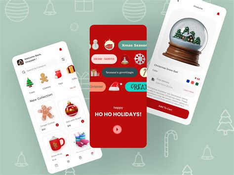 Christmas app 🎄🎁 on Behance