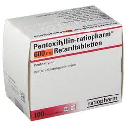 Pentoxifyllin Ratiopharm Mg St Mit Dem E Rezept Kaufen Shop