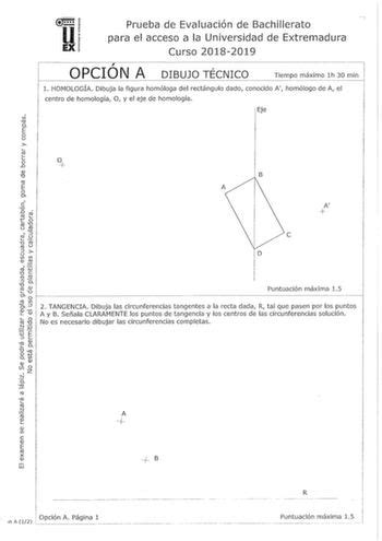 Ex Menes De Ebau De Dibujo T Cnico Ii De Extremadura Descargar