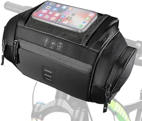 WOTOW Bolsa Para Manubrio De Bicicleta Bolsa Delantera De Celular