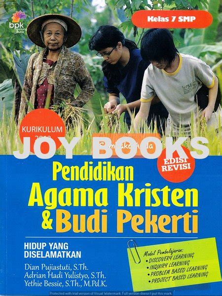 Jual Buku Pendidikan Agama Kristen Dan Budi Pekerti Smp Kelas Bpk