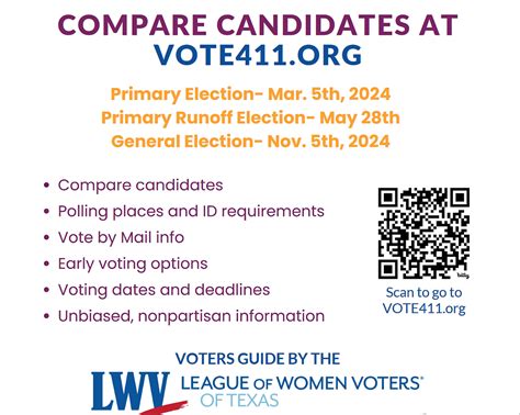 League Of Women Voters Non Partisan Election Guide