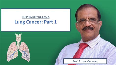 Lung Cancer Part 1 Definition Etiology Pathogenesis And