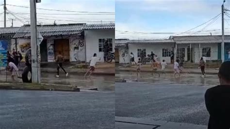 Pelea De Pandillas En Cancha Los Cocos De Soledad Menor Con Dedo Amputado