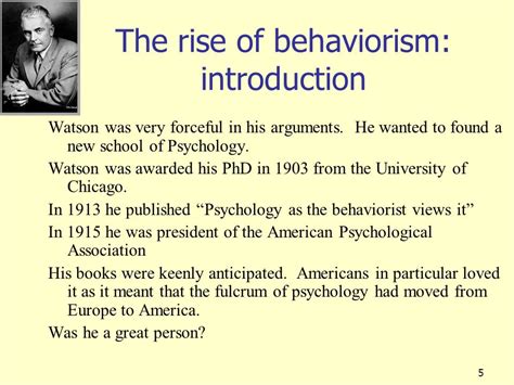 The Rise Of Behaviorism Lecture Plan Ppt Video Online Download