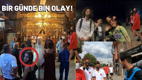 Kilise Düğününe Denk Geldim İÇERİ DAVET ETTİLER Makedonya Ohri de 2