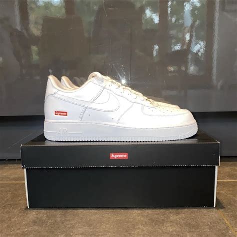 Supreme Air Force 1 White - Size UK 12 US 13- BRAND... - Depop