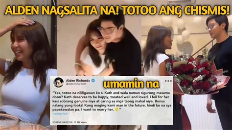 ALDEN NA NAGSALITA NA TOTOO PALANG NILILIGAWAN NYA NA SI KATHRYN