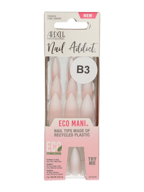 Ardell Naked Addict Eco műköröm French Pink Ombre 1 db
