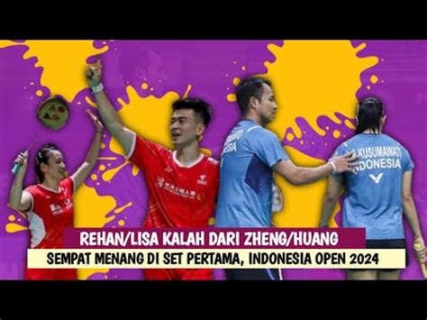 Sempat Menang Di Set Pertama Relis Belum Berhasil Kalahkan Zheng Huang