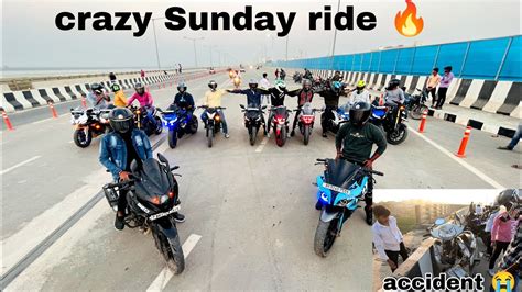 Crazy Sunday Ride Sunday Ride Pe Hua Crazy Croud Marine Drive Pe