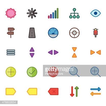 25 Icons In Material Design Color Palette Set 12 Stock Vector | Royalty-Free | FreeImages