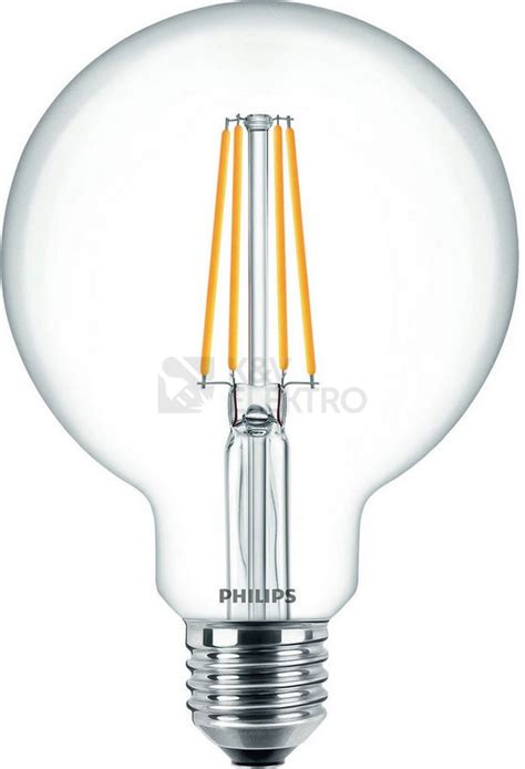 Led žárovka E27 Philips Classic Filament G93 7w 60w Teplá Bílá 2700k