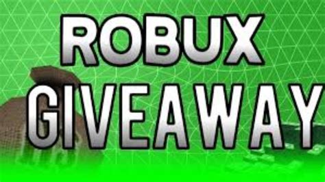 ROBUX GIVEAWAY (ROBLOX) - YouTube