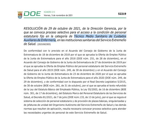 Convocatoria De Concurso Oposici N De Tcae Para El Ses Servicio