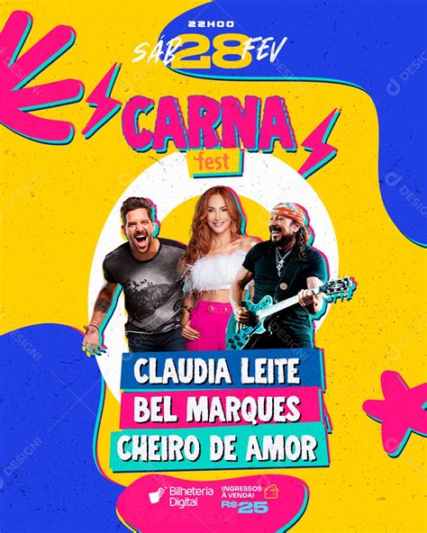 Social Media Story Flyer Carna Fest Psd Editável [download] Designi