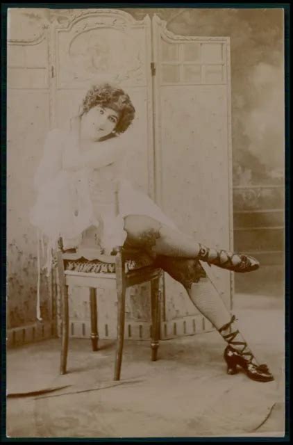 French Nude Woman Original Old C S Citrate Toning Photo