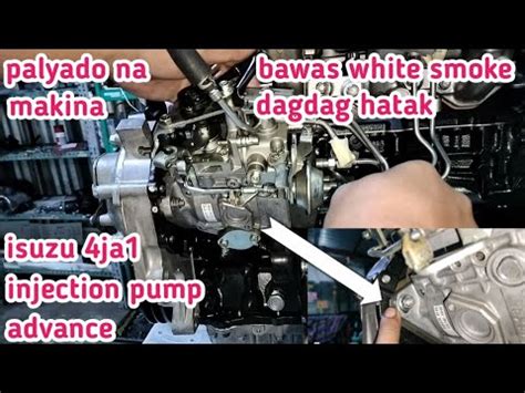 Isuzu Ja Injection Pump Advance Youtube