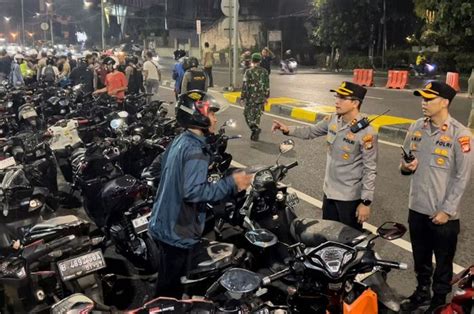 Jangan Nekat Konvoi Motor Masuk Jakarta Bakal Disuruh Putar Balik Pada