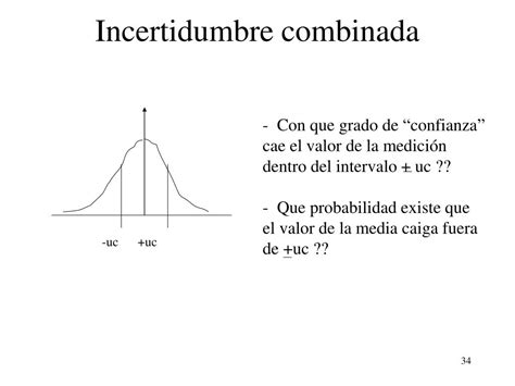 PPT Guía para el cálculo de incertidumbre PowerPoint Presentation