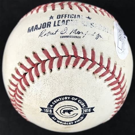 Lot Detail Corey Seager Signed Game Used Oml Baseball From