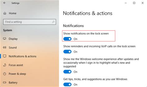 Enable Or Disable App Notifications On Lock Screen In Windows Techteds