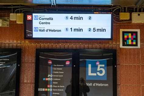 Atenci N Sin Servicio La L Del Metro De Barcelona Entre Cornell Y