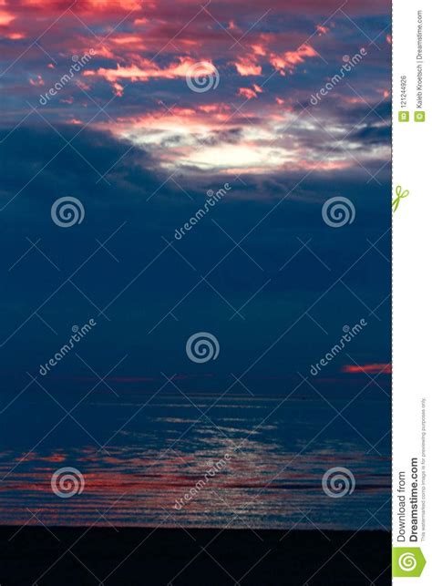 Storm Clouds Over a Lake Huron Beach at Sunset - Grand Bend, Ontario ...