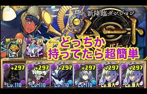 ムート降臨絶壊滅級 ベイダー×真人で超簡単攻略【パズドラ】 │ パズル＆ドラゴンズ【パズドラ】動画配信まとめ