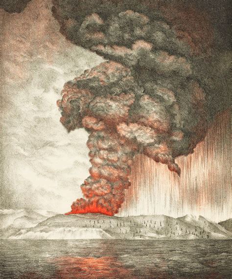 Krakatoa eruption illustration – Never Was