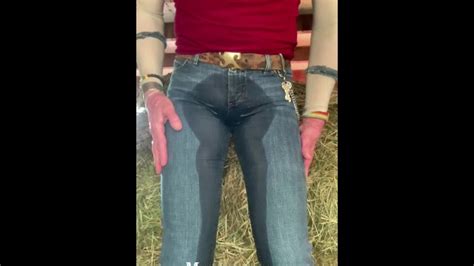 Country Style Part 2 The Loft Rewetting Slowly Soaking My Tight Jeans Xxx Mobile Porno