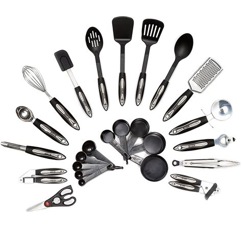 HULLR 25-Piece Kitchen Utensils Set, All Purpose Kitchen Tool Set ...