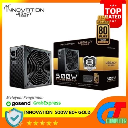 Power Supply PSU Innovation Legacy 500W 80 Gold Lazada Indonesia