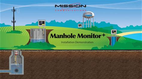 Manhole Monitor Plus Install Mission Communications YouTube