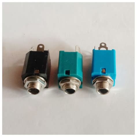 Jual Socket Mic Mono 6 5mm Kotak 3 Pin Jack Akai Female 6 5 Mm Shopee