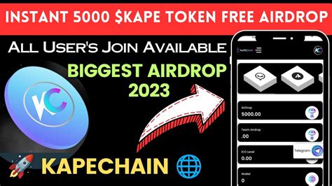 New Crypto Airdrop Kape Token Biggest Airdrop Kape Token Free