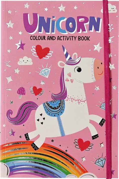 Activiteiten Boek Met Elastiek Unicorn Knutselboek Doeboek