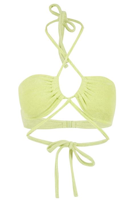 Green Woman Fall In Love Regular Fit Bikini Top 2642182 DeFacto