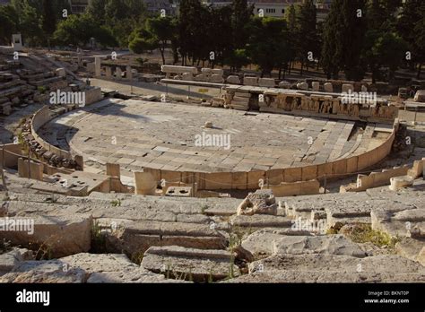 Greek Art The Theatre Of Dionysus Built At He Foot Of The Acropolis