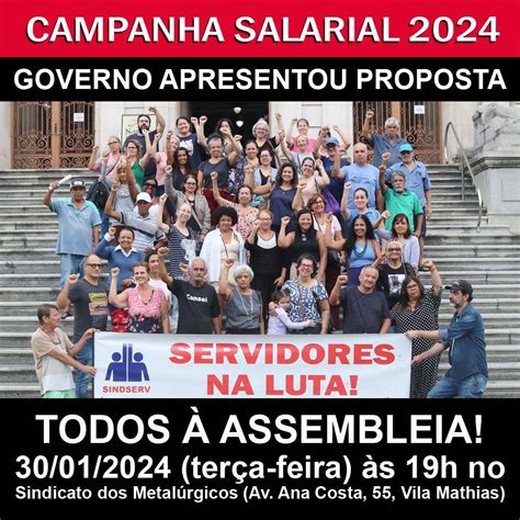 Assembleia Da Campanha Salarial 2024 Sindserv Santos