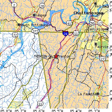 Trenton, Georgia (GA) ~ population data, races, housing & economy